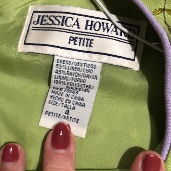 Jessica Howard Embroidered sleeveless dress! - Picture 6 of 6